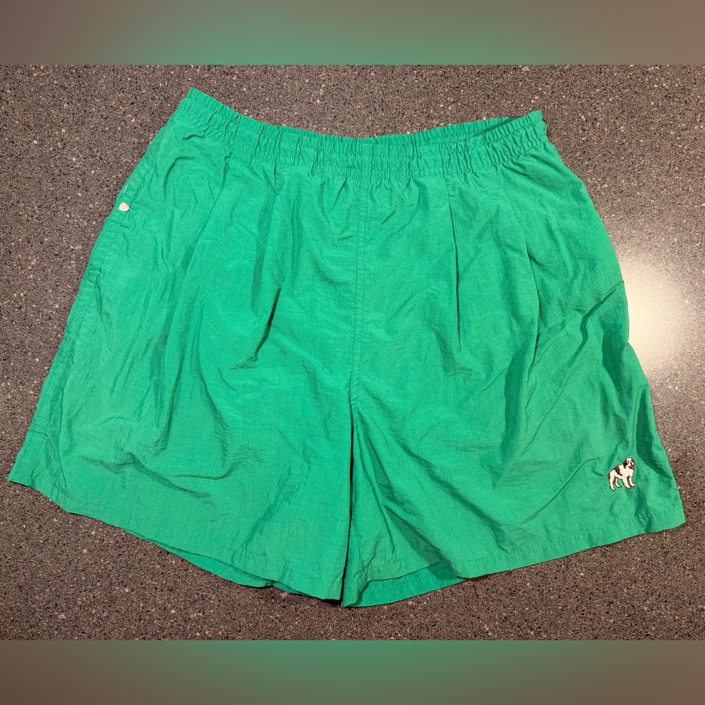 Big Dogs Men’s Swim Shorts Vintage - Kelly Green - Size Medium